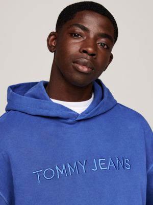 Tommy jeans hoodie blue sale