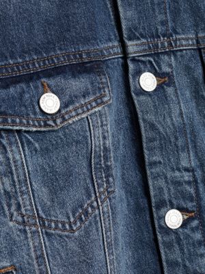 veste décontractée délavée en denim tj x game day bleu pour hommes tommy jeans