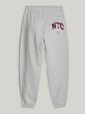 grey tj x game day relaxed cuffed joggers for men tommy jeans