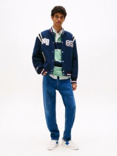 Isaac Faded Relaxed Tapered Leg Jeans — Blue 1