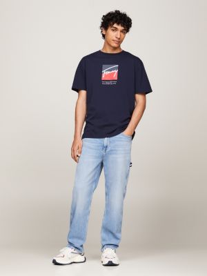 blue skater carpenter faded jeans for men tommy jeans