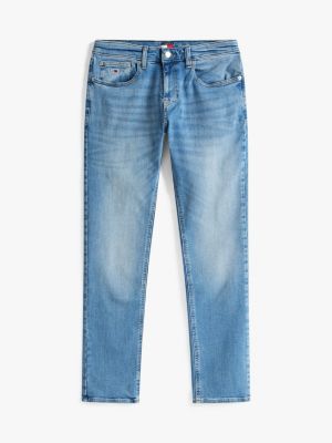 blau scanton slim jeans für herren - tommy jeans