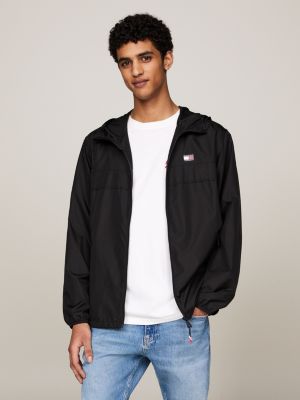 Chicago Zip-Thru Lightweight Windbreaker | Black | Tommy Hilfiger