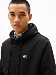 Tommy Badge Hoody — Black 2