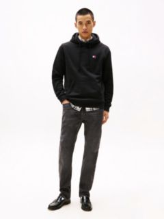 Tommy Badge Hoody — Black 3