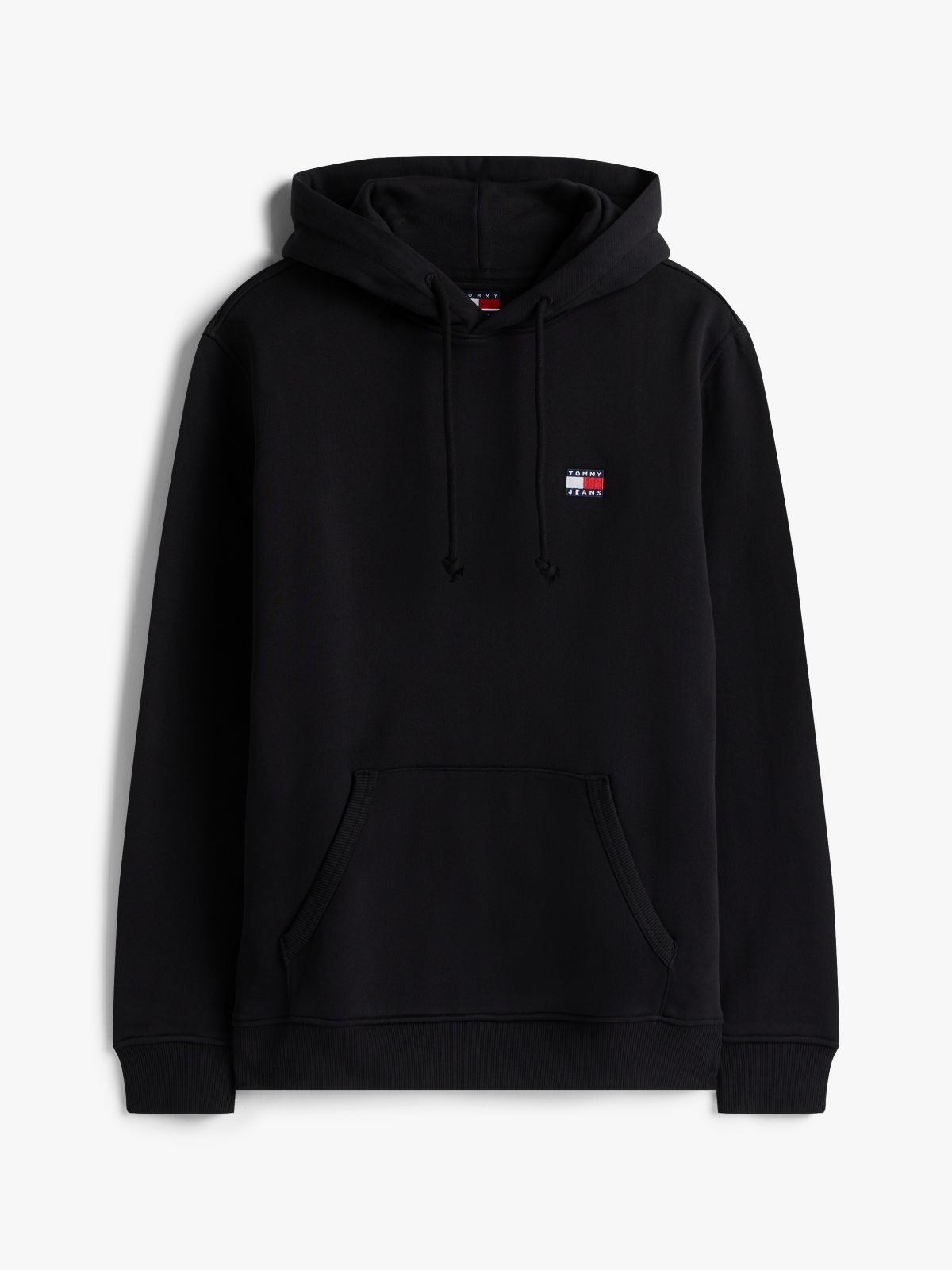 Tommy Badge Hoody — Black