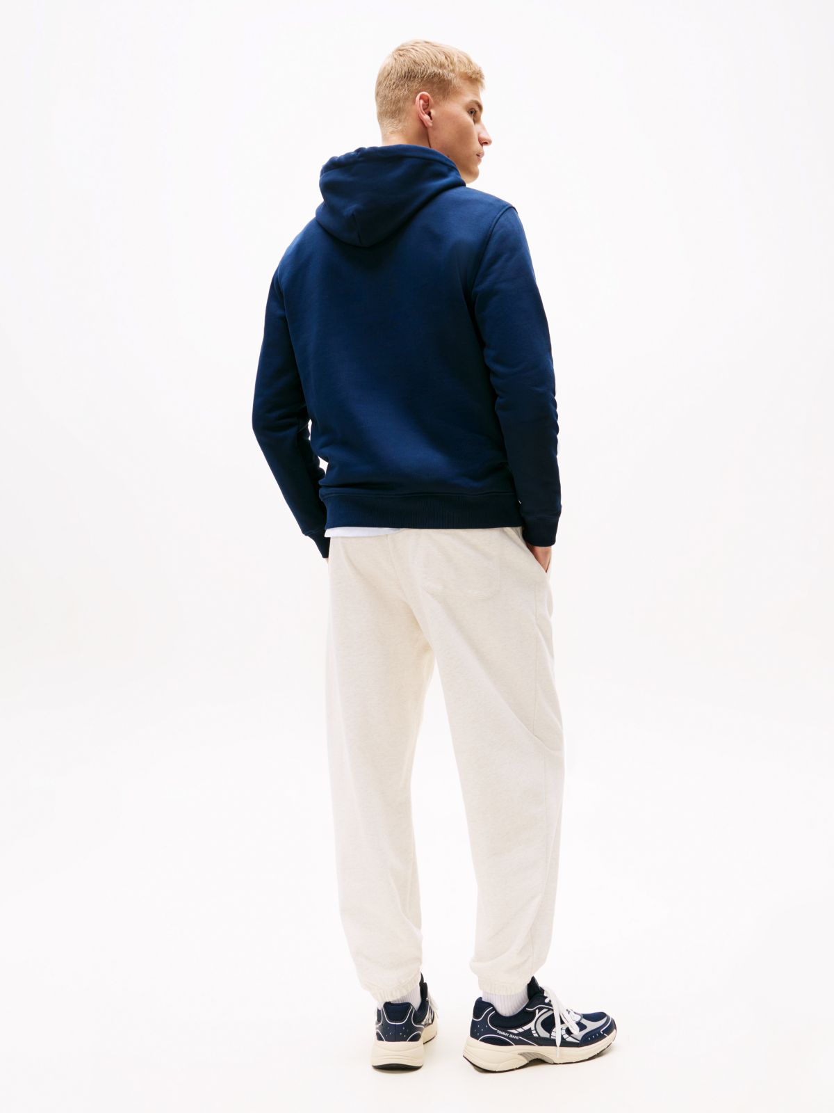 Tommy Badge Hoody — Blue