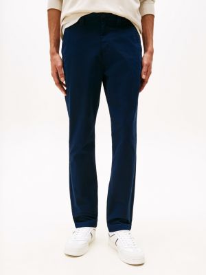 blue austin slim fit tapered chinos for men tommy jeans