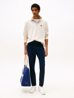 chino slim austin à jambe fuselée blue pour hommes tommy jeans