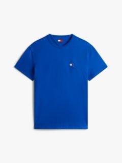 Tommy Badge Jersey Crew Neck T-Shirt — Blue 5