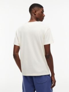 Tommy Badge Jersey Crew Neck T-Shirt — Beige 4