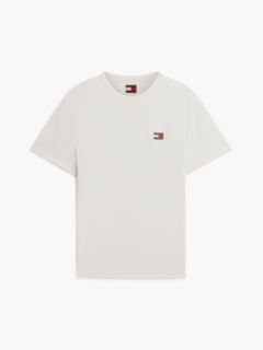 Tommy Badge Jersey Crew Neck T-Shirt — Beige 5