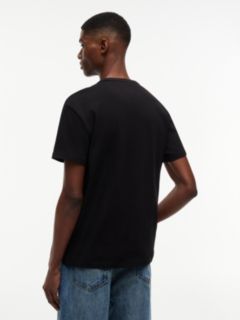 Tommy Badge Jersey Crew Neck T-Shirt — Black 4