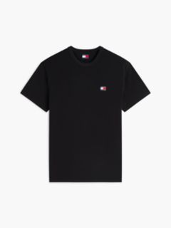Tommy Badge Jersey Crew Neck T-Shirt — Black 6