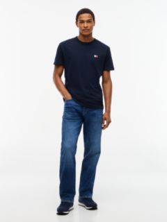 Tommy Badge Jersey Crew Neck T-Shirt — Blue 2