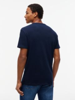 Tommy Badge Jersey Crew Neck T-Shirt — Blue 5