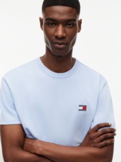 Tommy Badge Jersey Crew Neck T-Shirt — Blue 3