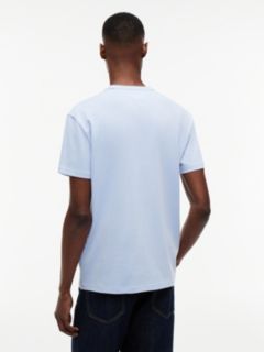 Tommy Badge Jersey Crew Neck T-Shirt — Blue 4