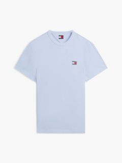 Tommy Badge Jersey Crew Neck T-Shirt — Blue 5