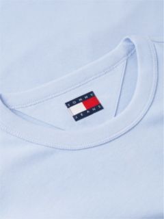 Tommy Badge Jersey Crew Neck T-Shirt — Blue 6