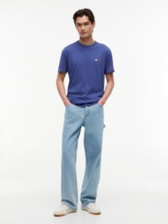 Tommy Badge Jersey Crew Neck T-Shirt — Blue 2
