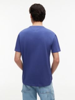 Tommy Badge Jersey Crew Neck T-Shirt — Blue 4
