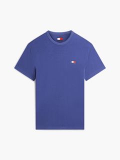 Tommy Badge Jersey Crew Neck T-Shirt — Blue 5