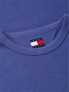 Tommy Badge Jersey Crew Neck T-Shirt — Blue 6