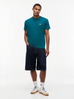 Tommy Badge Jersey Crew Neck T-Shirt — Green 2