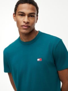 Tommy Badge Jersey Crew Neck T-Shirt — Green 3