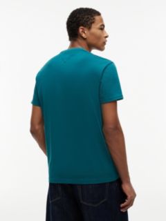 Tommy Badge Jersey Crew Neck T-Shirt — Green 4