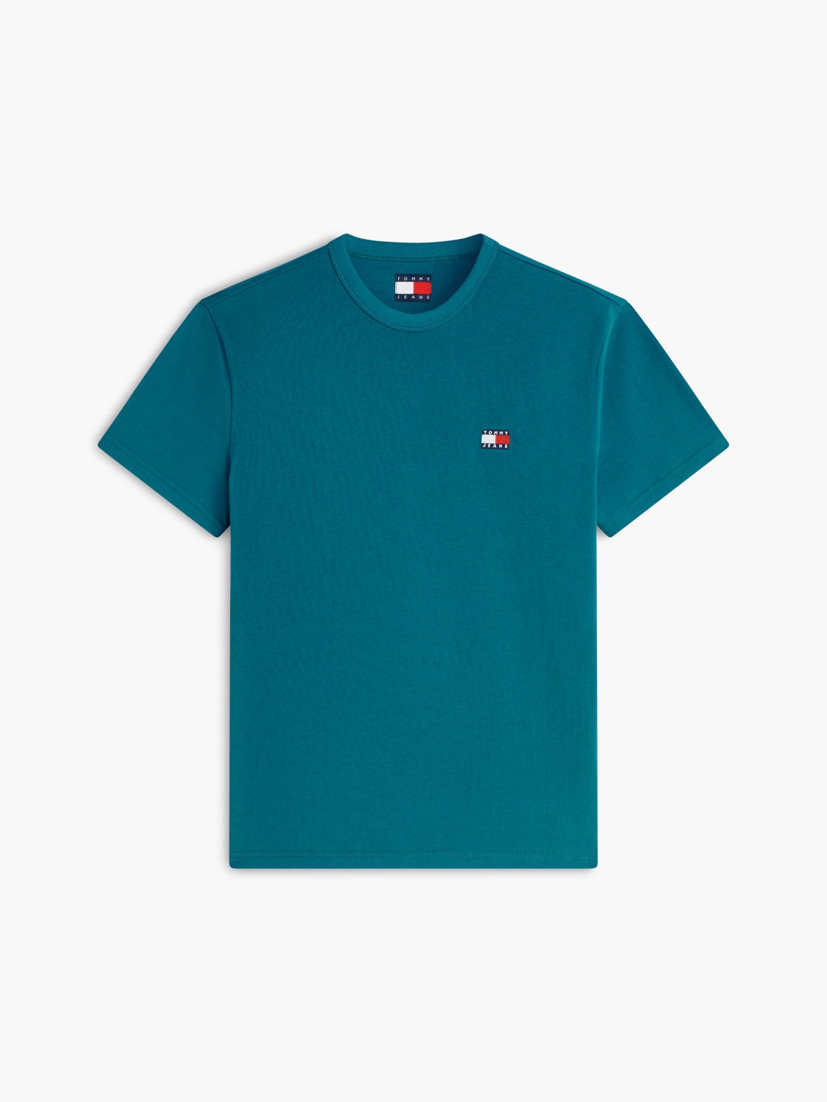 Tommy Badge Jersey Crew Neck T-Shirt — Green