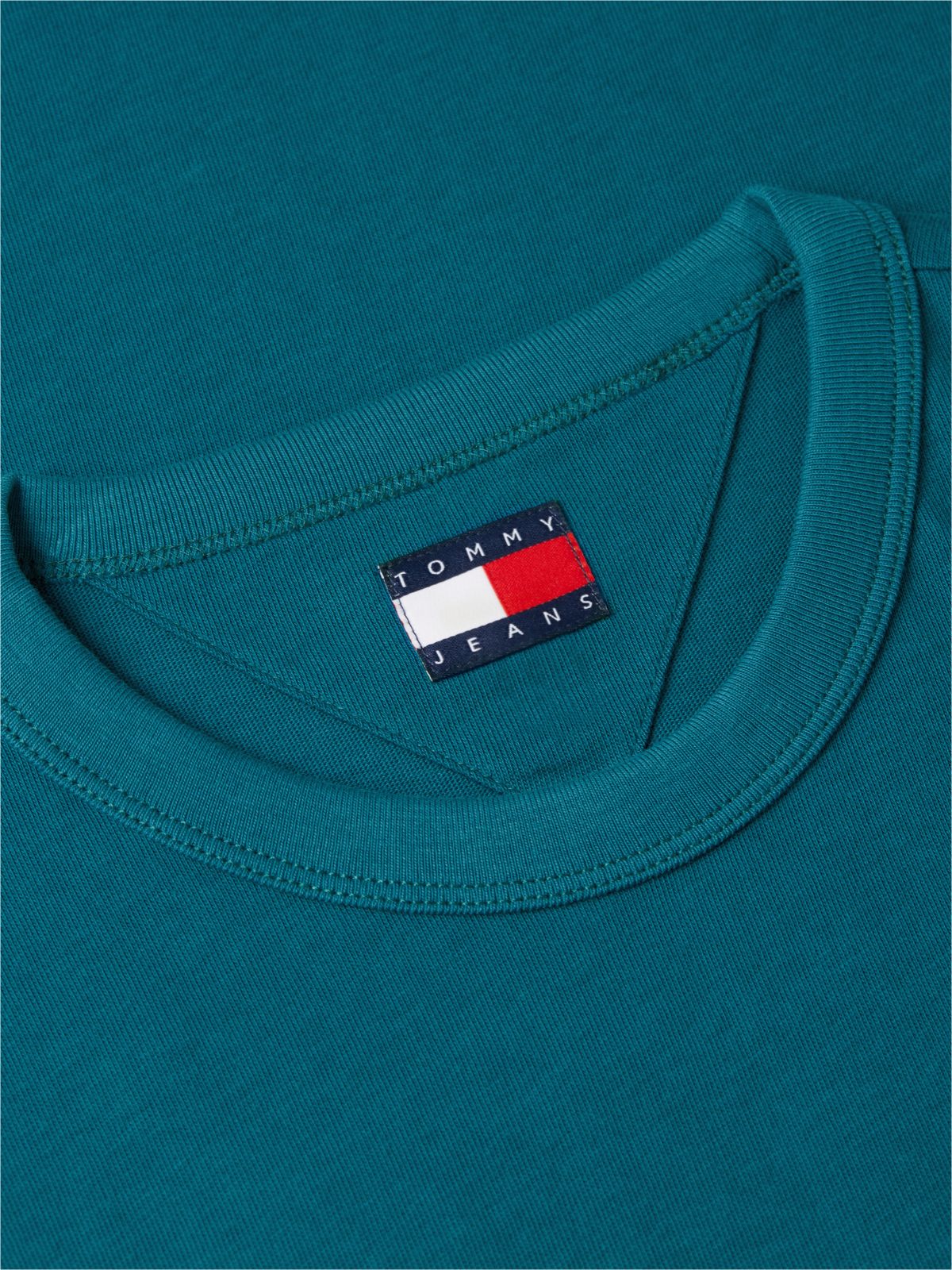 Tommy Badge Jersey Crew Neck T-Shirt — Green