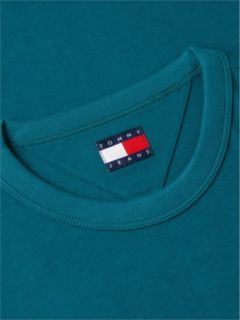 Tommy Badge Jersey Crew Neck T-Shirt — Green 6