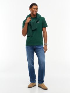 Tommy Badge Jersey Crew Neck T-Shirt — Green 2
