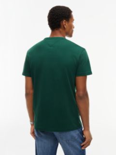 Tommy Badge Jersey Crew Neck T-Shirt — Green 4