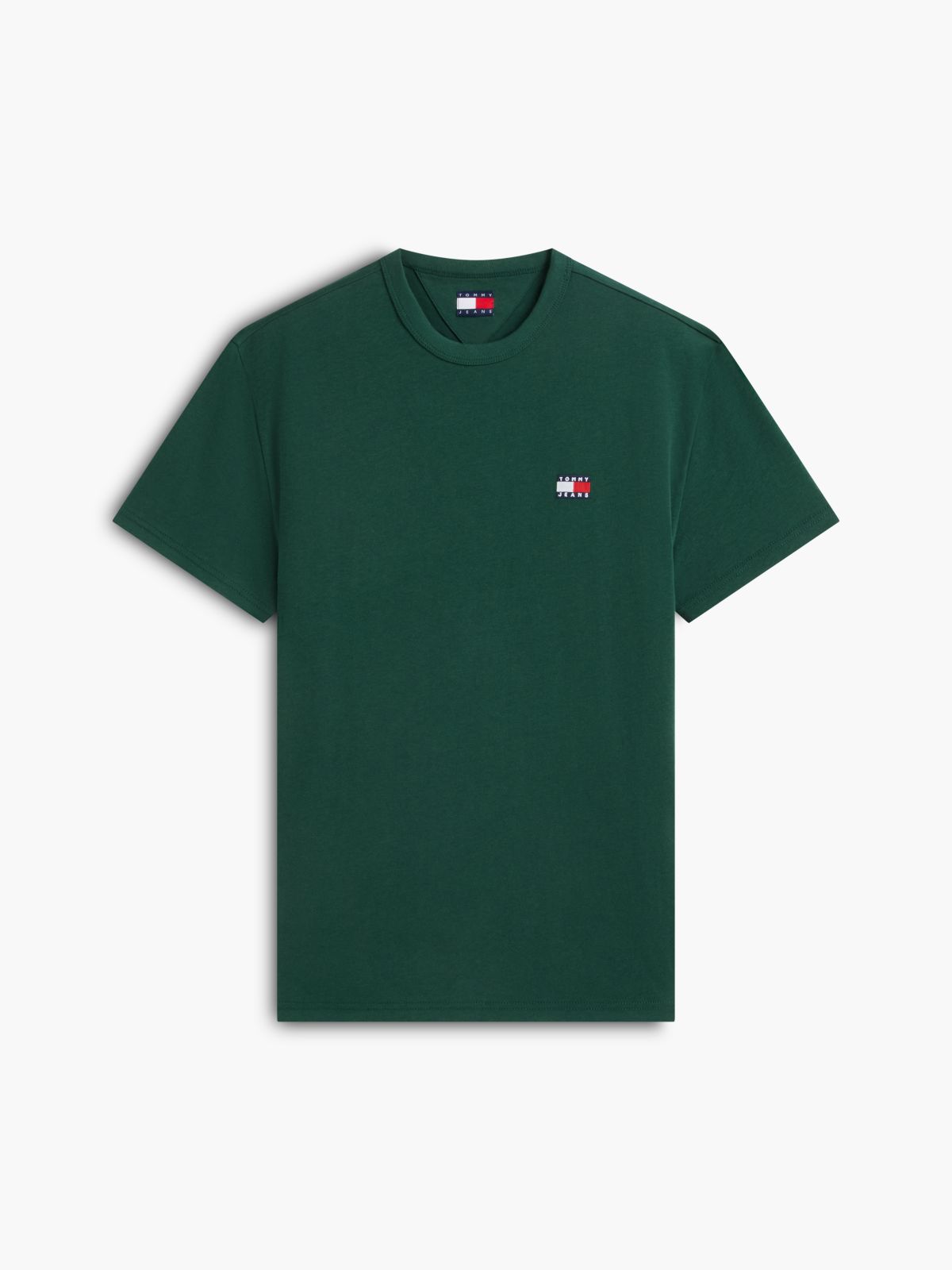 Tommy Badge Jersey Crew Neck T-Shirt — Green