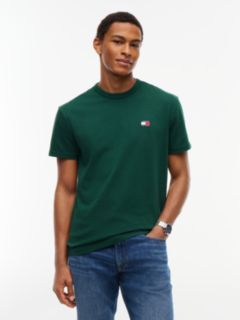 Tommy Badge Jersey Crew Neck T-Shirt — Green 1