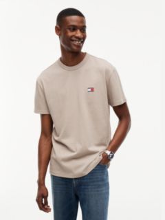 Tommy Badge Jersey Crew Neck T-Shirt — Grey 1
