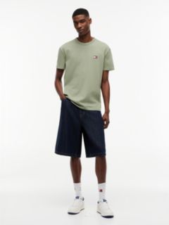 Tommy Badge Jersey Crew Neck T-Shirt — Green 2