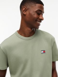 Tommy Badge Jersey Crew Neck T-Shirt — Green 3