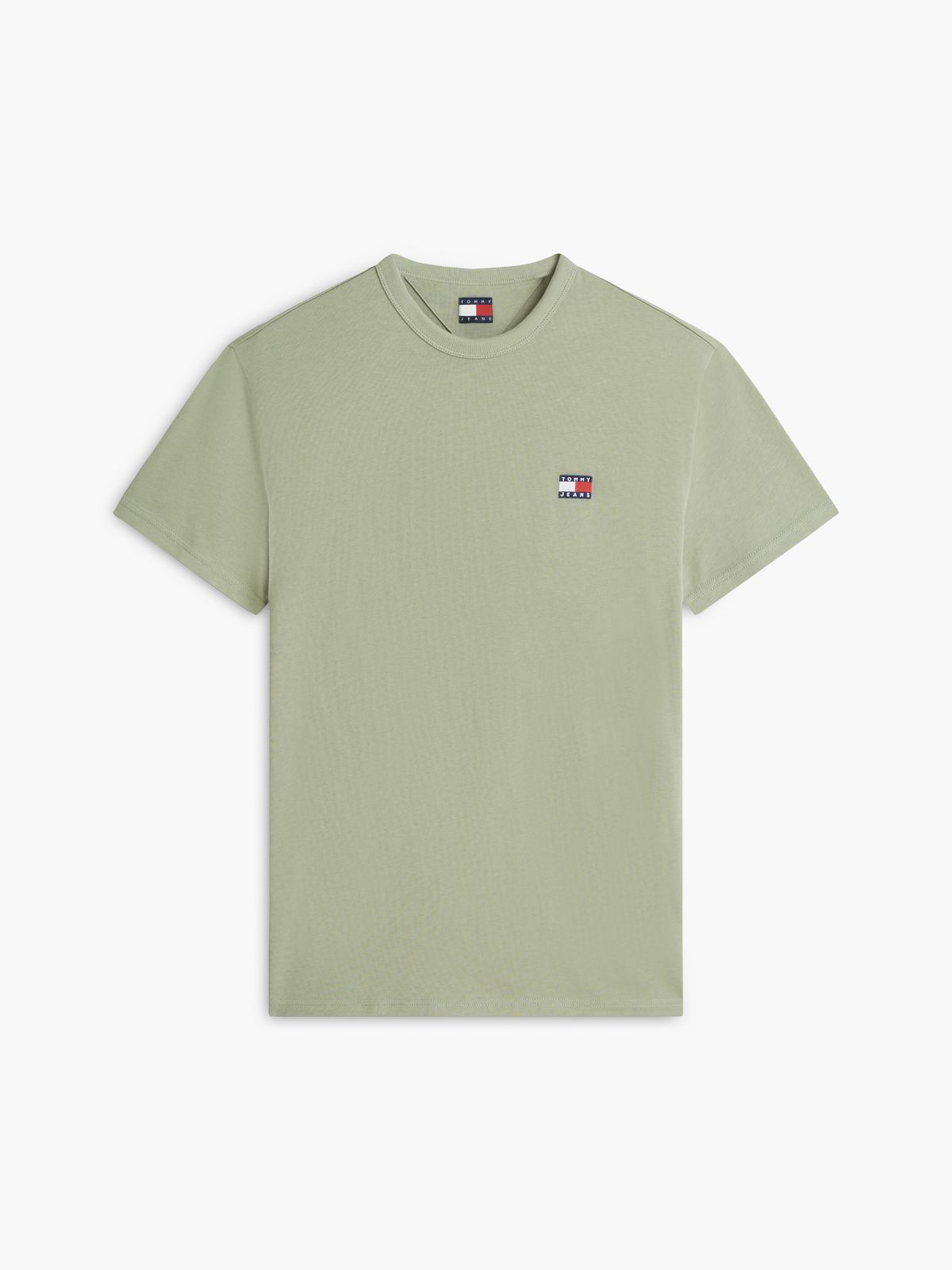 Tommy Badge Jersey Crew Neck T-Shirt — Green