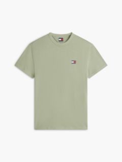 Tommy Badge Jersey Crew Neck T-Shirt — Green 5