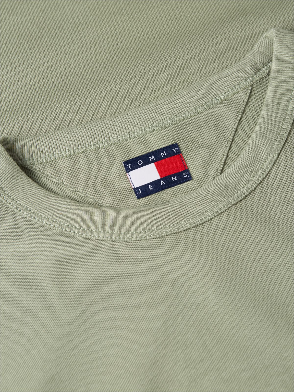Tommy Badge Jersey Crew Neck T-Shirt — Green