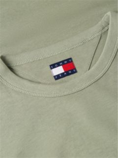 Tommy Badge Jersey Crew Neck T-Shirt — Green 6