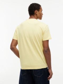 Tommy Badge Jersey Crew Neck T-Shirt — Yellow 4
