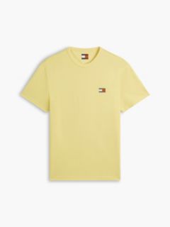 Tommy Badge Jersey Crew Neck T-Shirt — Yellow 5