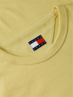 Tommy Badge Jersey Crew Neck T-Shirt — Yellow 6