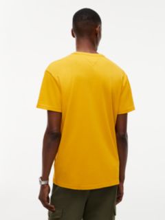 Tommy Badge Jersey Crew Neck T-Shirt — Yellow 4