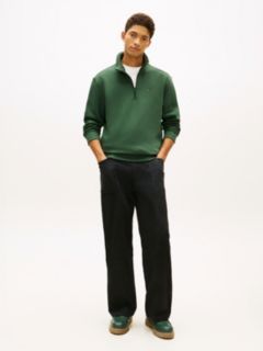Tommy Flag Quarter-Zip Sweatshirt — Green 3